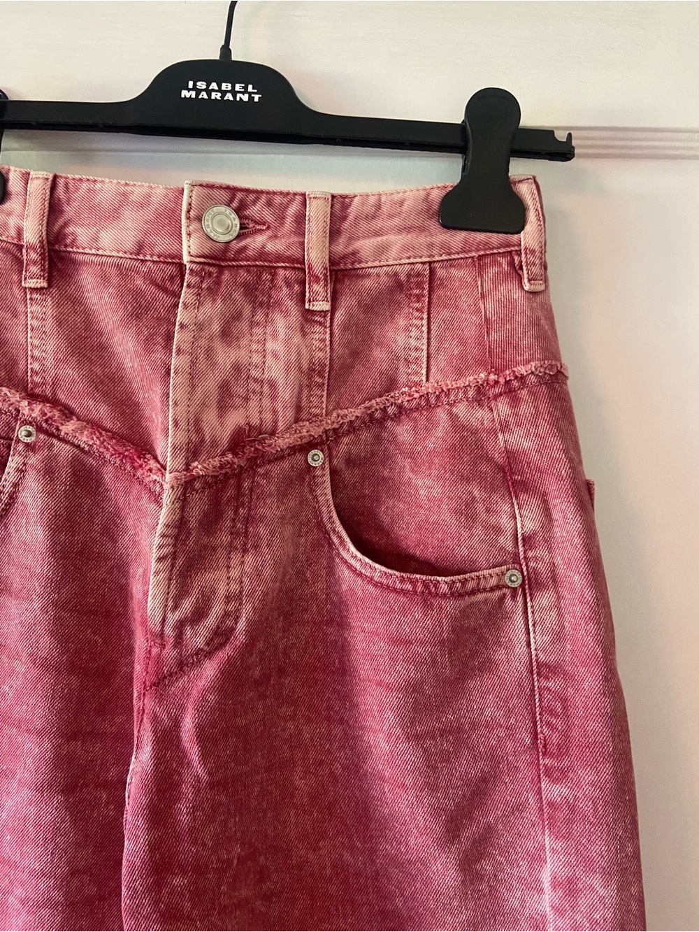 Isabel Marant Raspberry Straight Leg Jeans - Picture 3 of 8